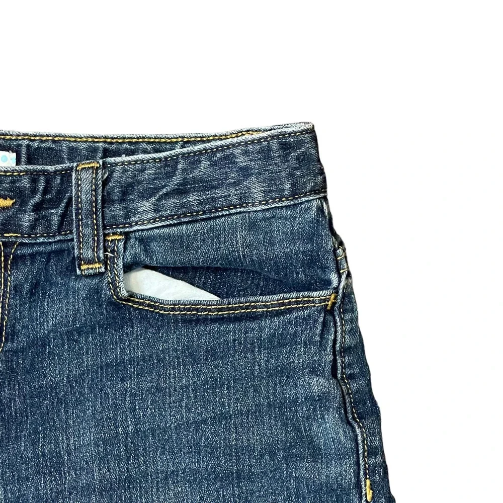 Old Navy Adjustable Side Band Bermuda Short Kids Boy 14‎ Stretch Mid-Rise Denim